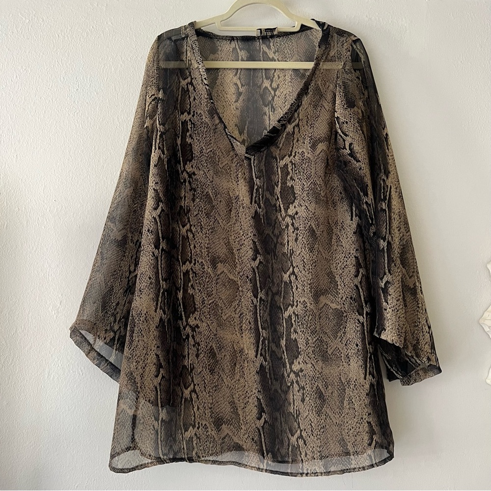 Show Me Your MuMu Python Print Dress
